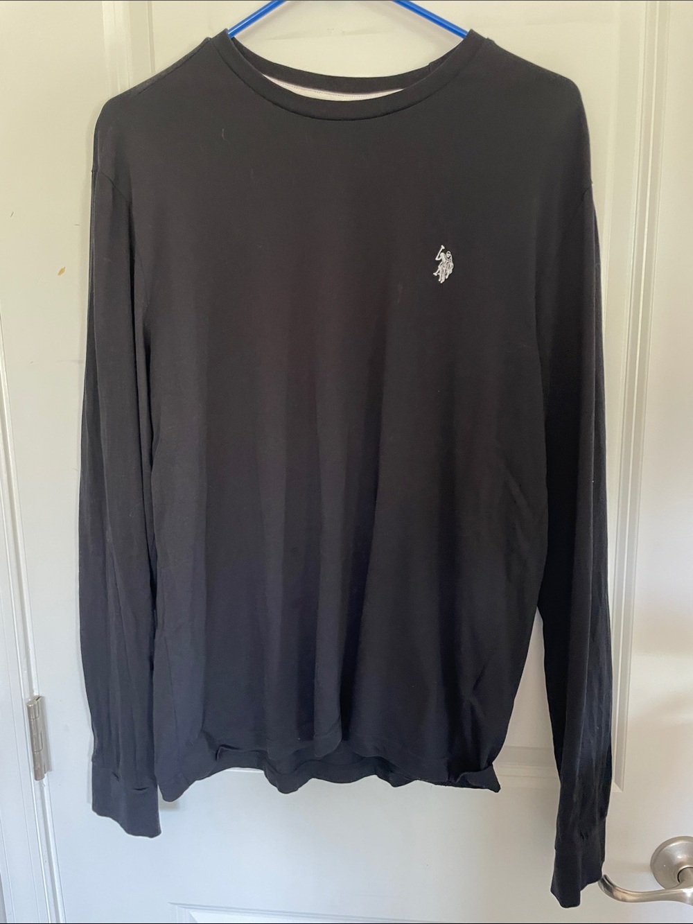 U.S. Polo Assn. Black long sleeve T Shirt sz Medium